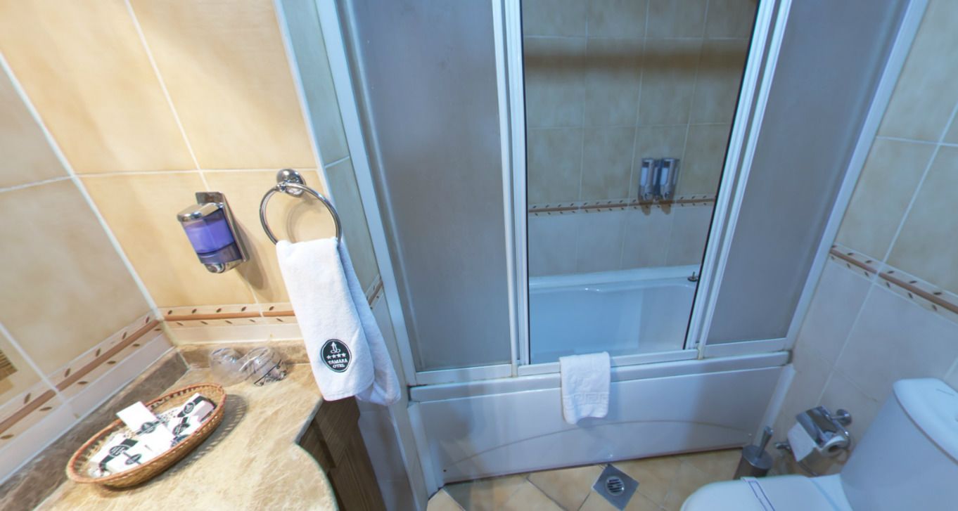 standard room, accessible | bathroom | combined shower/bathtub, hydromassage showerhead, free toiletries