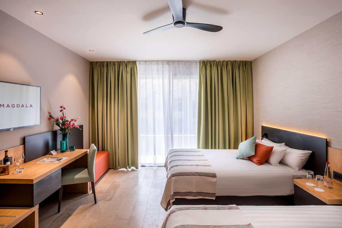 1 slaapkamer, Italiaanse Frette-lakens, luxe beddengoed, een minibar