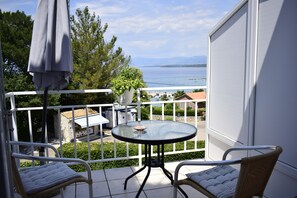 Appartamento, vista mare | Balcone
