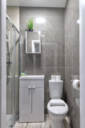 Shower, towels - RED F Large Studio (London)