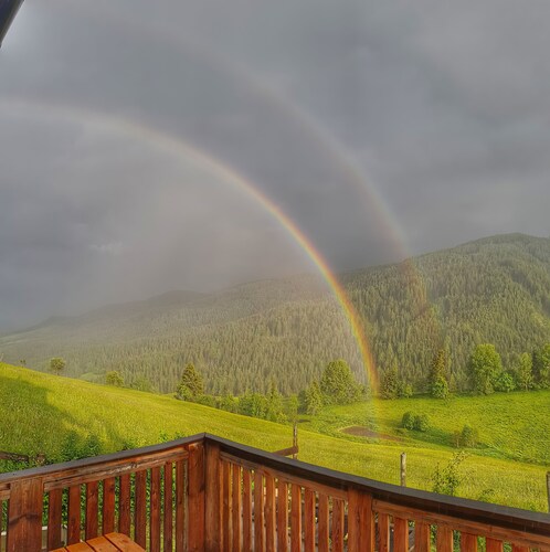 Cozy vacation apartment at 1420m altitude in the middle of nature on an organic farm