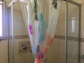Habitación estándar doble, 1 cama doble | Ducha del cuarto de baño