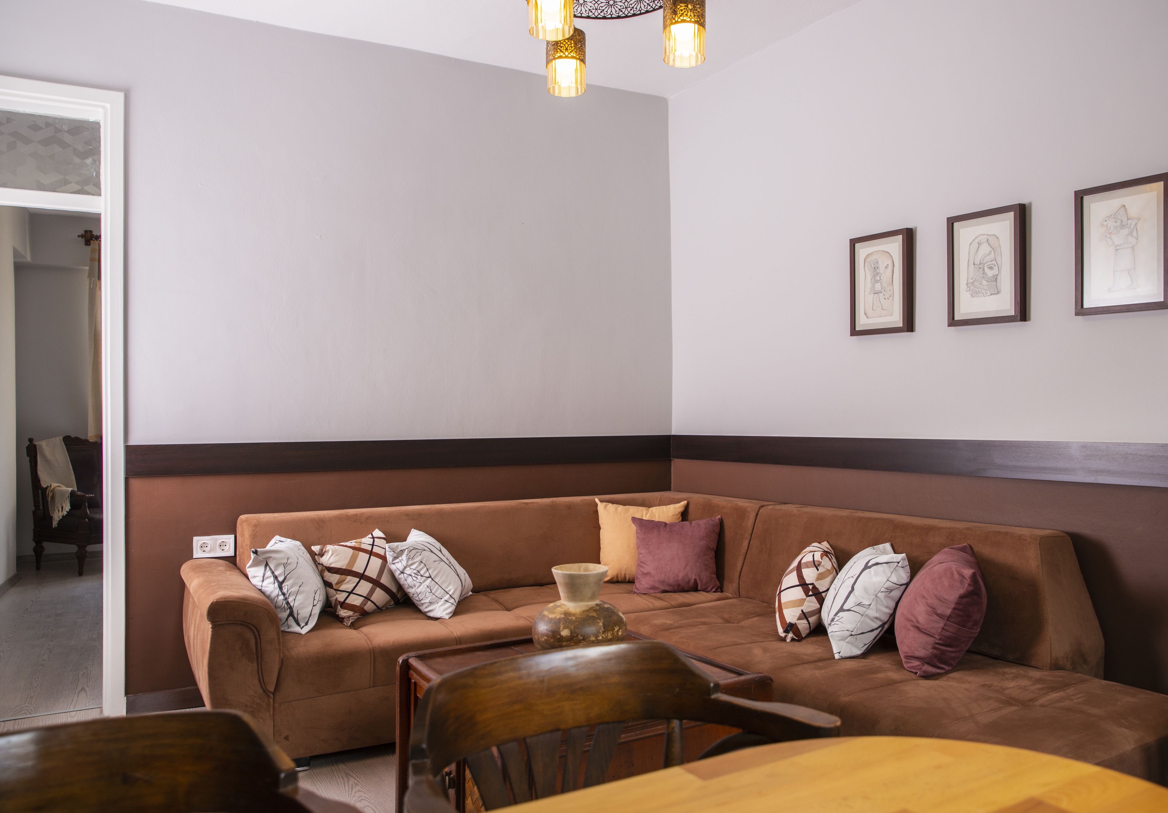 family quadruple room suppi | living area | lcd tv