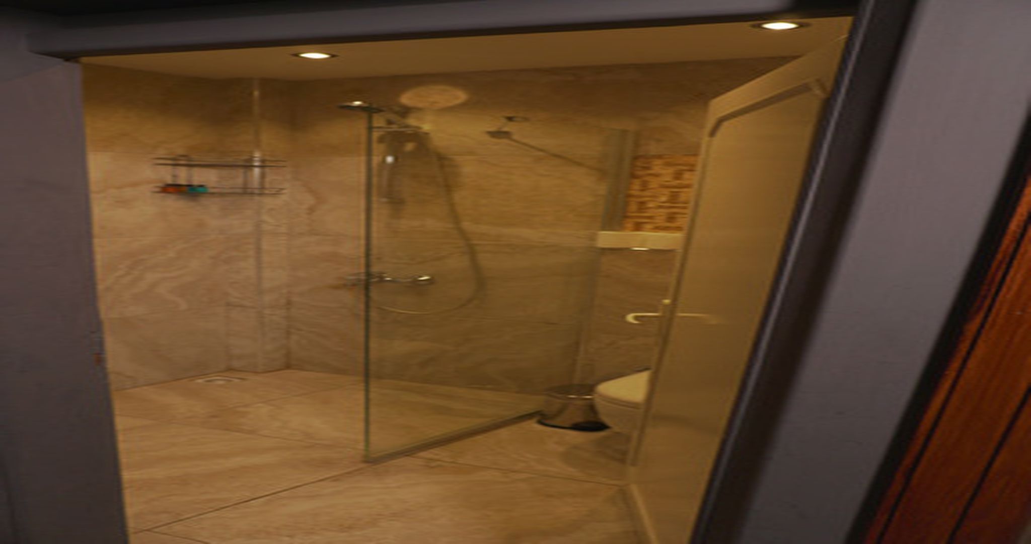 standard double room hatti | bathroom | shower, free toiletries, hair dryer, slippers