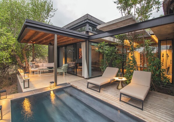 Suite (Ivory Lodge) | Hochwertige Bettwaren, Minibar (mit einigen kostenlosen Artikeln)