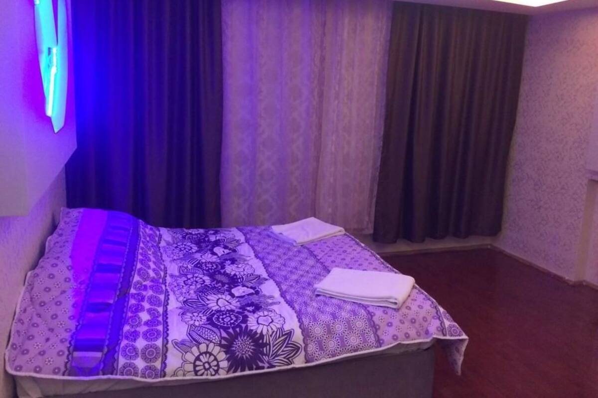 Blackout curtains, soundproofing, iron/ironing board (on request)