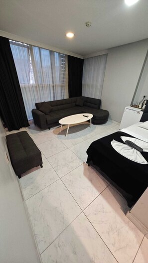 Family Apartment, Garden View | Blackout curtains, soundproofing, free WiFi, bed sheets - Plus Park Suite & Hotel (Istanbul)