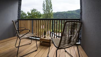 Junior Double Room, River View | Terrace/patio
