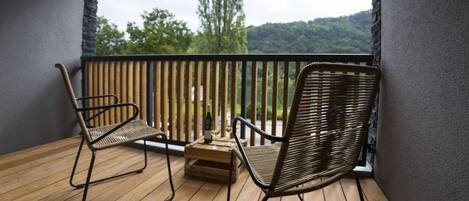 Junior Double Room, River View | Terrace/patio
