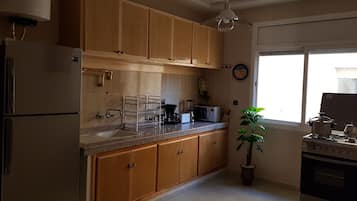 Apartment | Private kitchen | Fridge, microwave, oven, stovetop