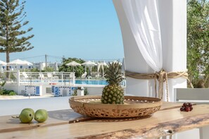Blick vom Balkon