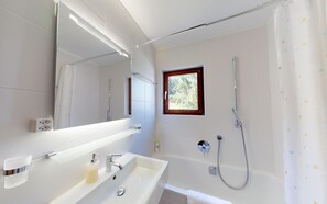 Hair dryer, towels