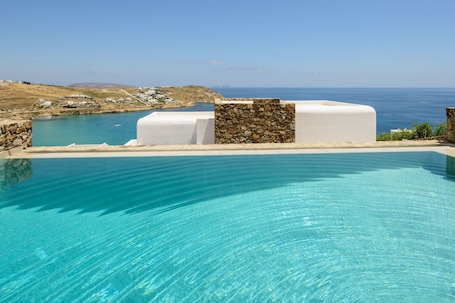 Seasonal outdoor pool, pool umbrellas, sun loungers