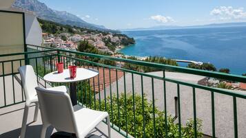 Apartment, 1 Schlafzimmer, Meerblick | Blick vom Balkon