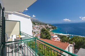 Comfort Apartment, 1 Bedroom, Sea View | Terrace/patio