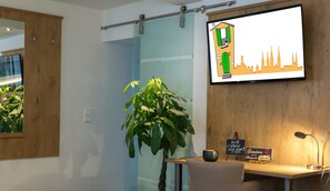 Blackout drapes, iron/ironing board, free WiFi, bed sheets - Ferienwohnung Am Griesgarten (Bamberg)