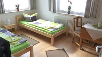 Iron/ironing board, free cots/infant beds, WiFi, bed sheets