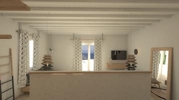 Chambre Supérieure, vue mer (Outdoor Jetted Tub) | Coffres-forts dans les chambres, décoration personnalisée