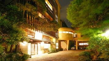 Front of property – evening/night