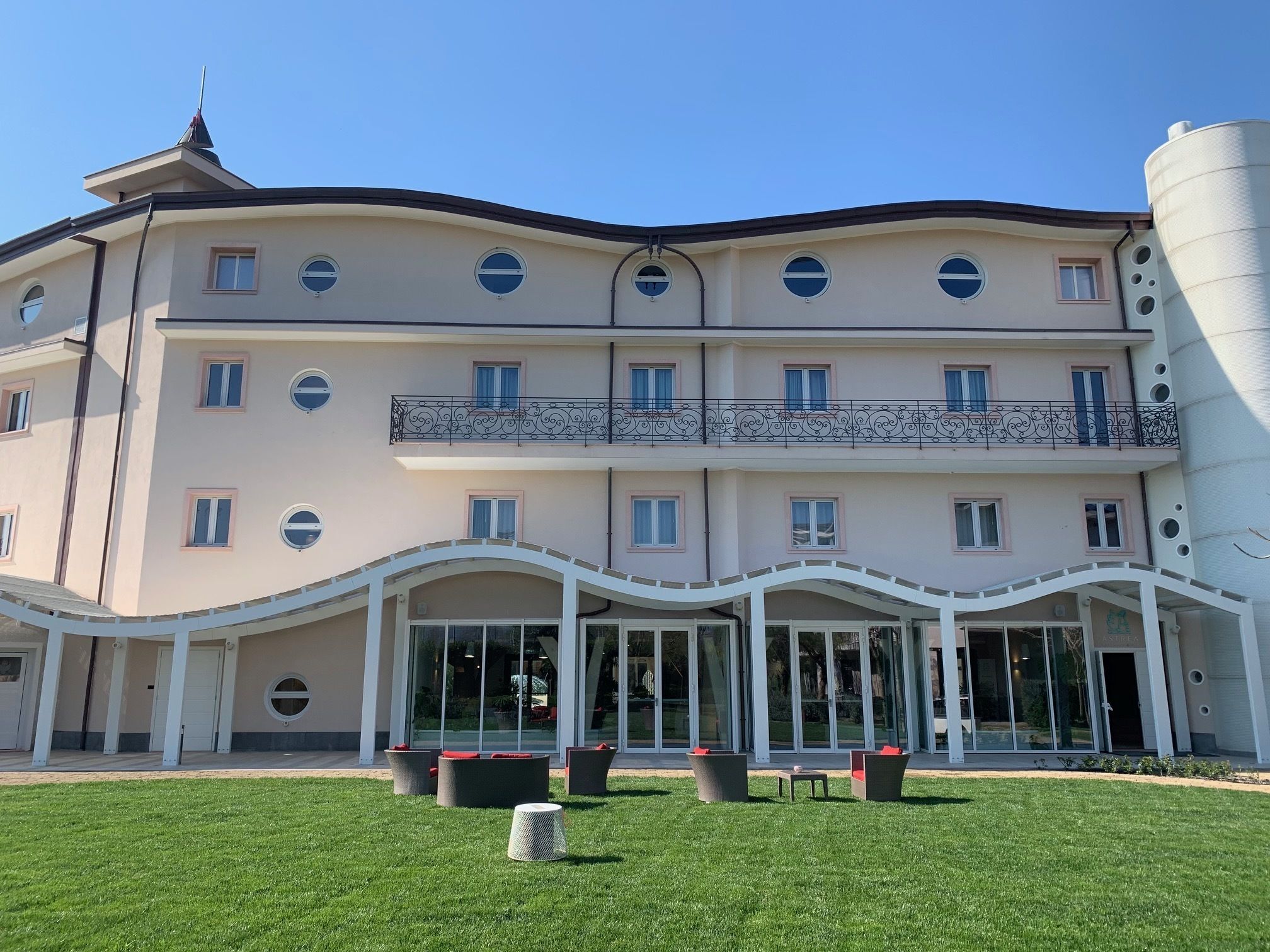 Façade de l’hébergement