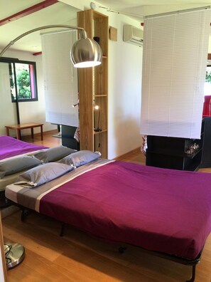 2 bedrooms, iron/ironing board, travel crib, free WiFi