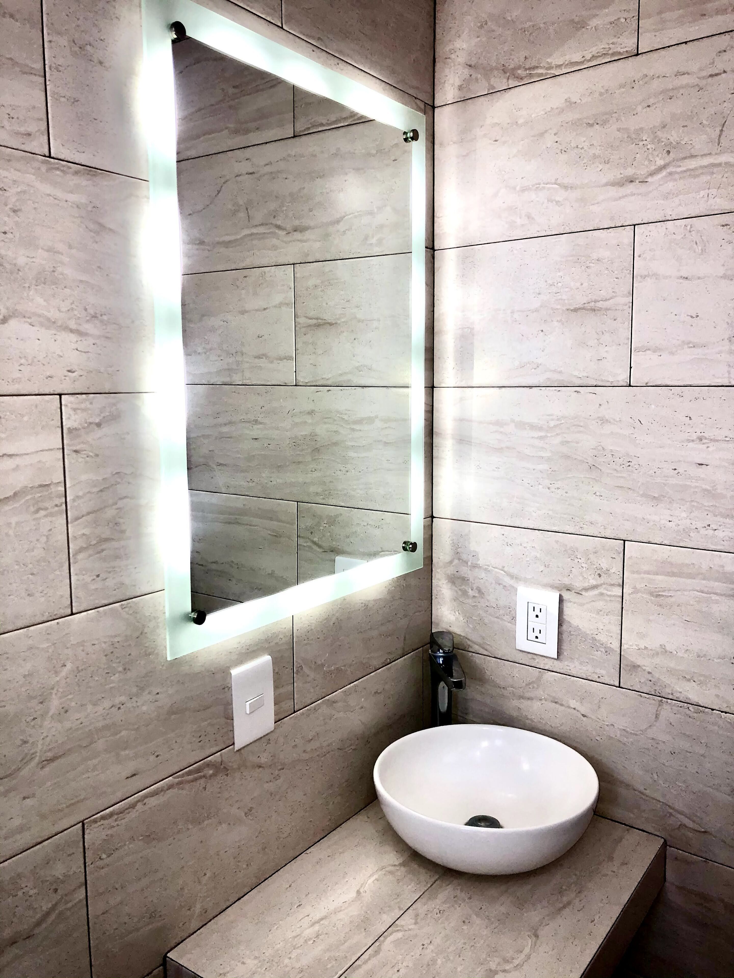 shower, towels, soap, shampoo