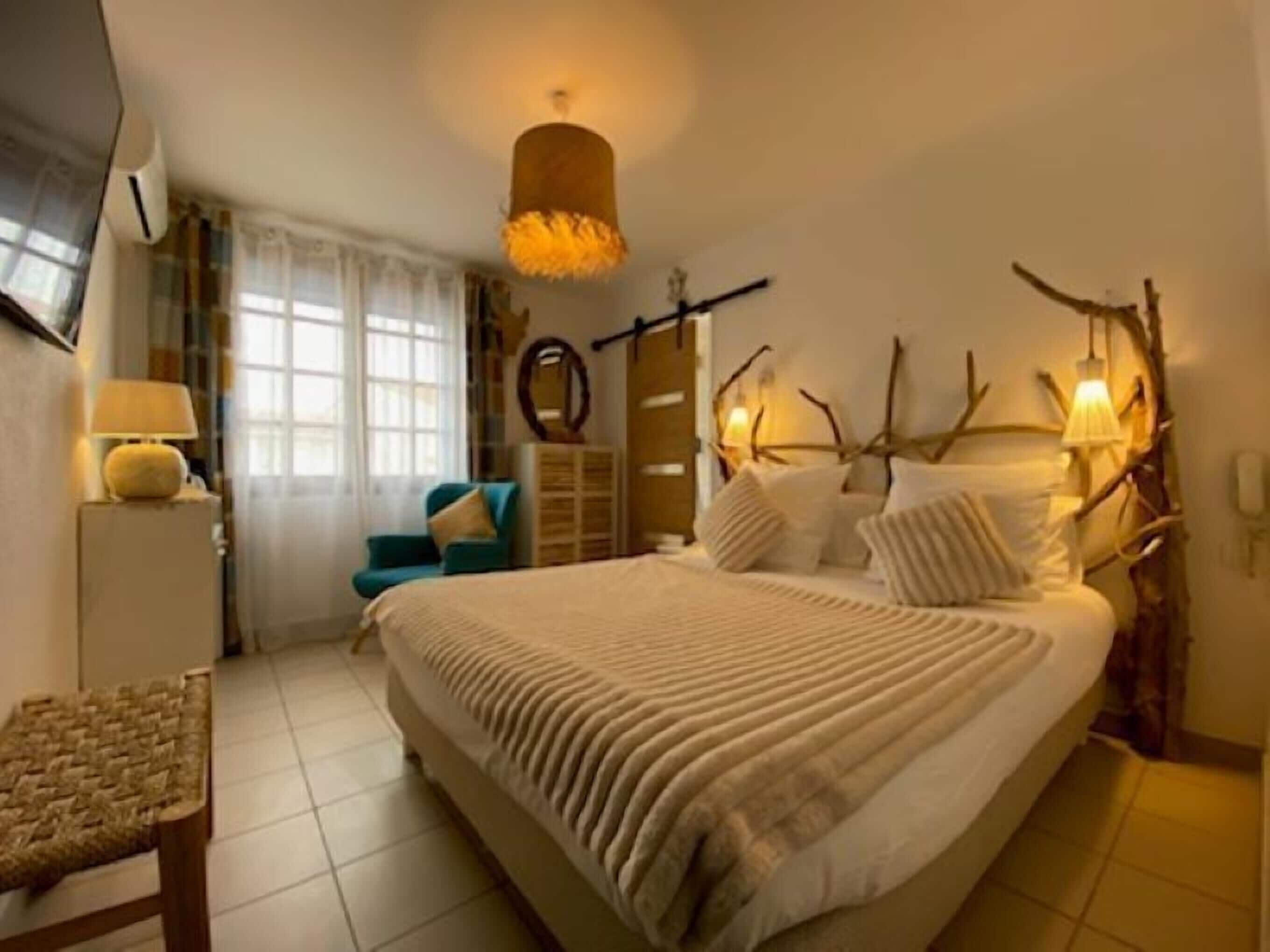 Premium bedding, pillow-top beds, individually decorated