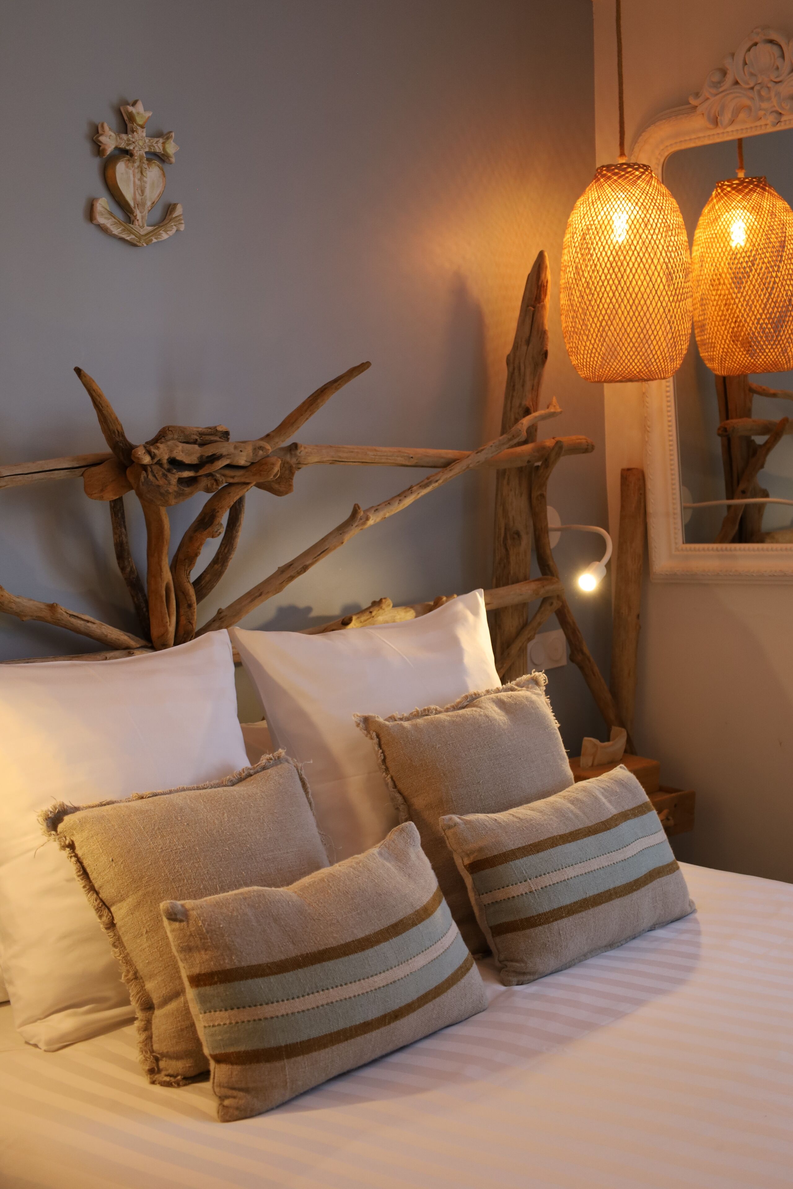 Tweepersoonskamer (La Plage) | Luxe beddengoed, pillowtop-bedden, individueel gedecoreerd