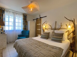 Double Room (Le Phare de la Gacholle) | 1 bedroom, premium bedding, pillow-top beds, individually decorated