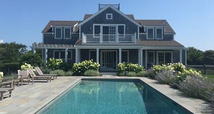 New Nantucket 5 BR House with Pool...Walk to Pocomo Beach