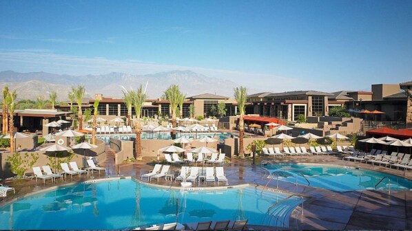 Indoor pool, outdoor pool - Two bedroom lockoff at The Westin Desert Willow Villas (Palm Desert)