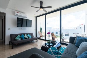 Smart-tv, Netflix, streamingtjänster och en stereo