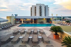 Indoor pool, outdoor pool