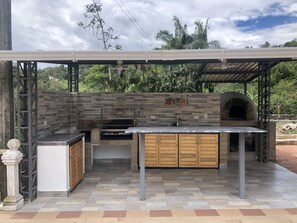 Terrace/patio - Beautiful house immersed in nature (Tibacuy)