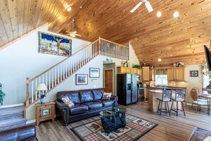 TV, fireplace, DVD player