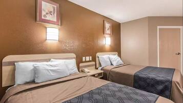 Room, 2 Double Beds | Iron/ironing board, free WiFi, wheelchair access