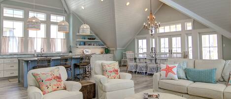 Een smart-tv, een dvd-speler, boeken en een filmbibliotheek