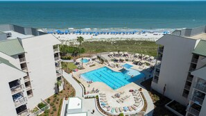 Indoor pool - 3133 Villamare - Direct Oceanfront Views! (Hilton Head)