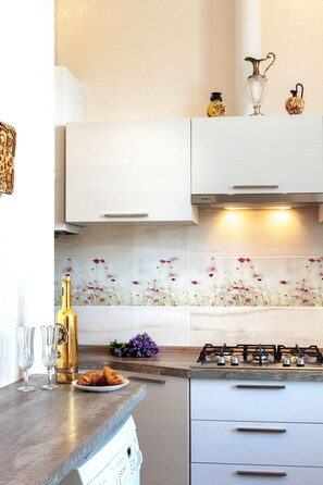 雪櫃、微波爐、洗碗機、電熱水壺