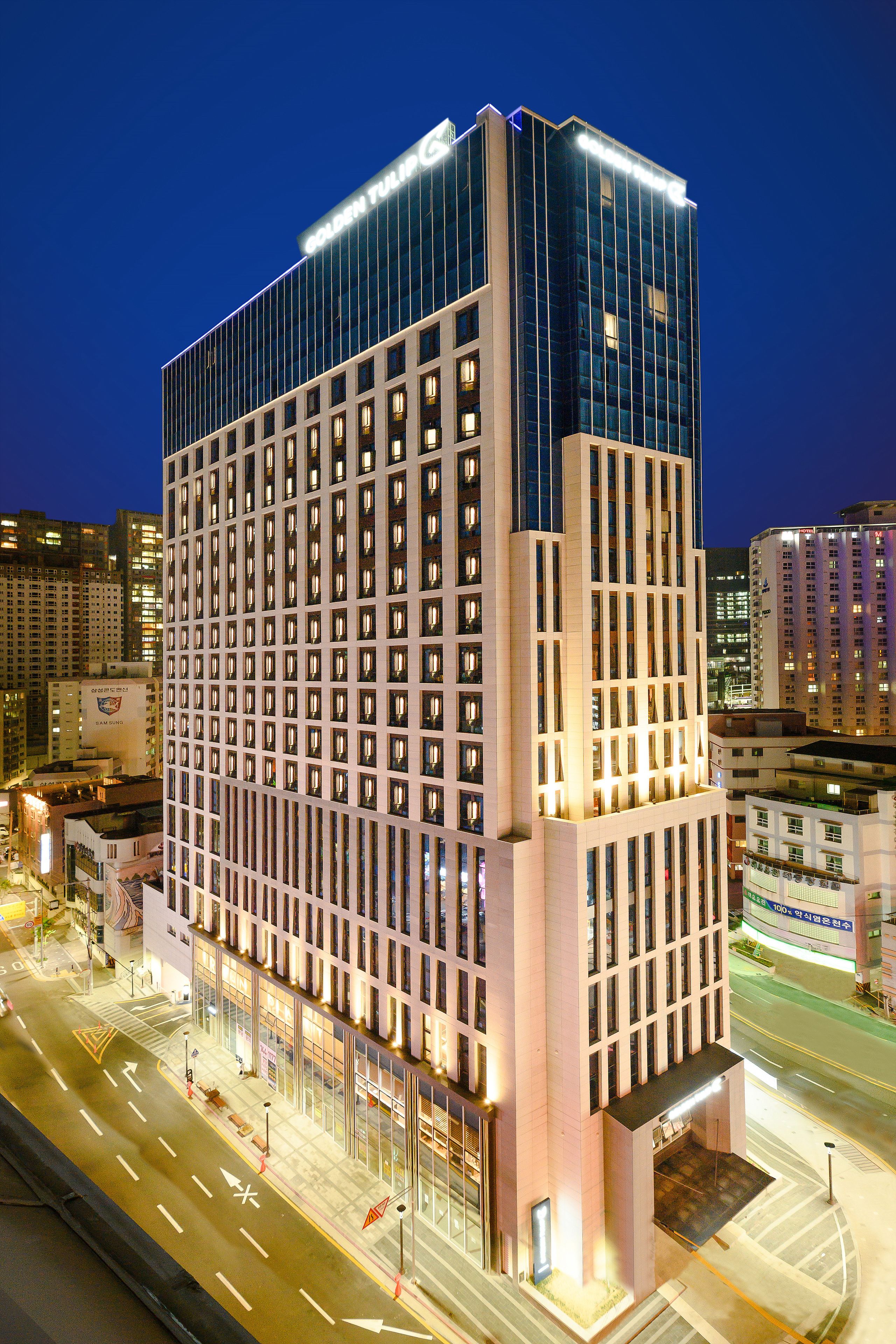 Front of property - evening/night