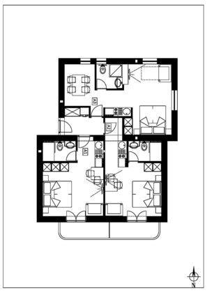Floor plan - Lugo   Apartment   2 (Split)