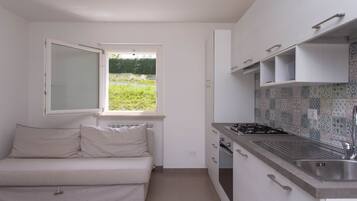 Fridge, oven, freezer