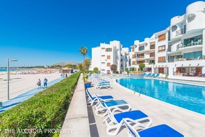 Pool - Apartment Thierry 10 m from the beach, 2 Swimmingpools, for 4 People (Alcúdia)