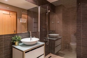 Hair dryer, towels