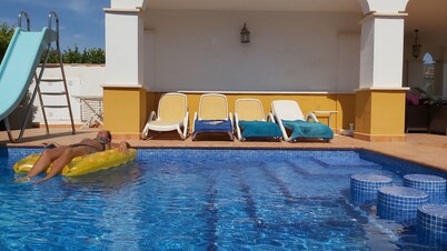 Villa With Pool, Air Conditioning and WiFi on a private 18 hole golf course.