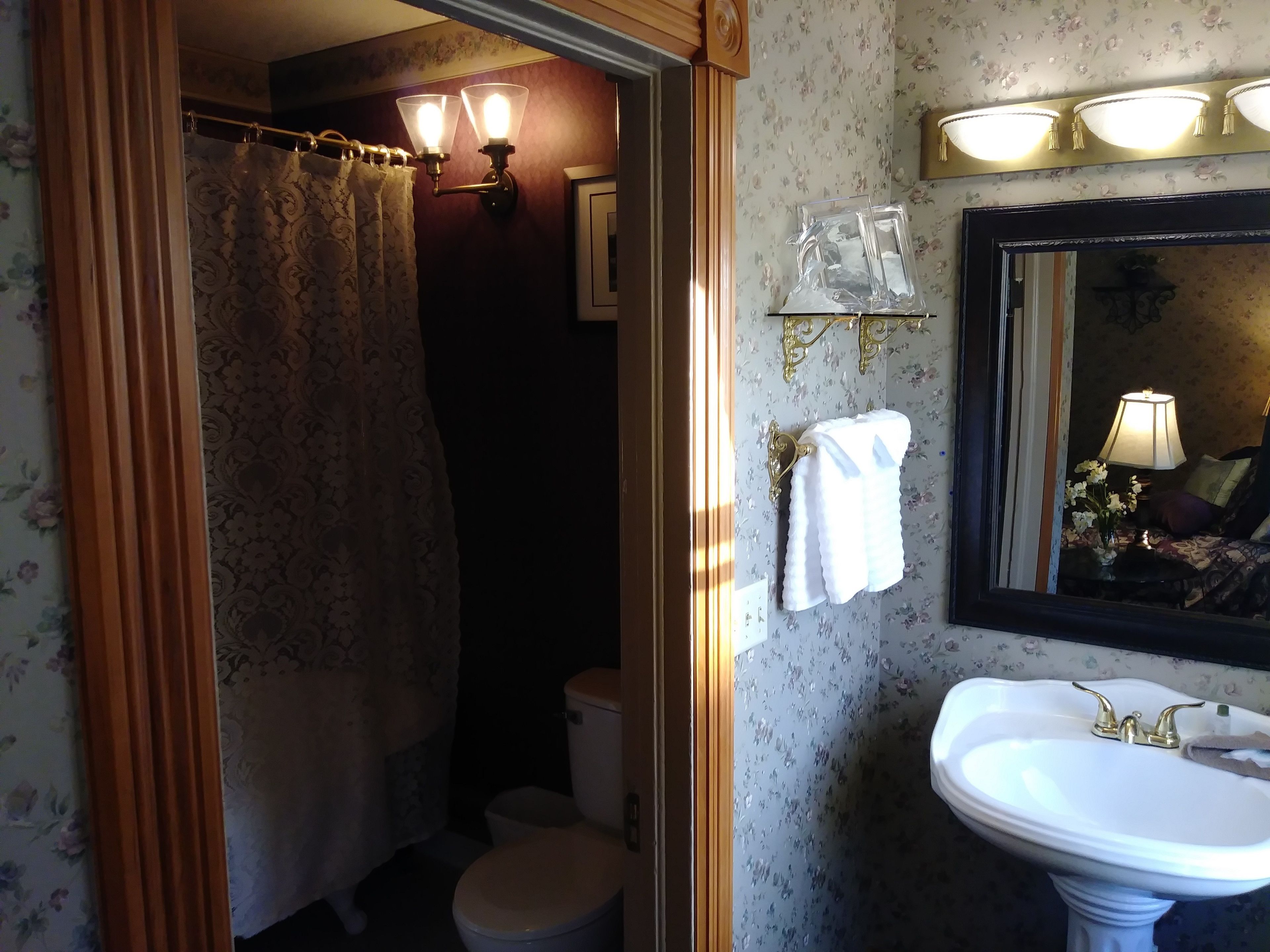 miss lilly's room (306) | bathroom | rainfall showerhead, designer toiletries, towels