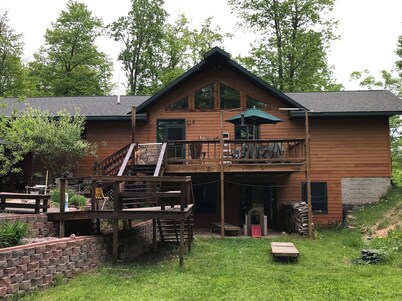 Secluded beautiful home (rental of half of our home) 12 miles from Marquette, MI