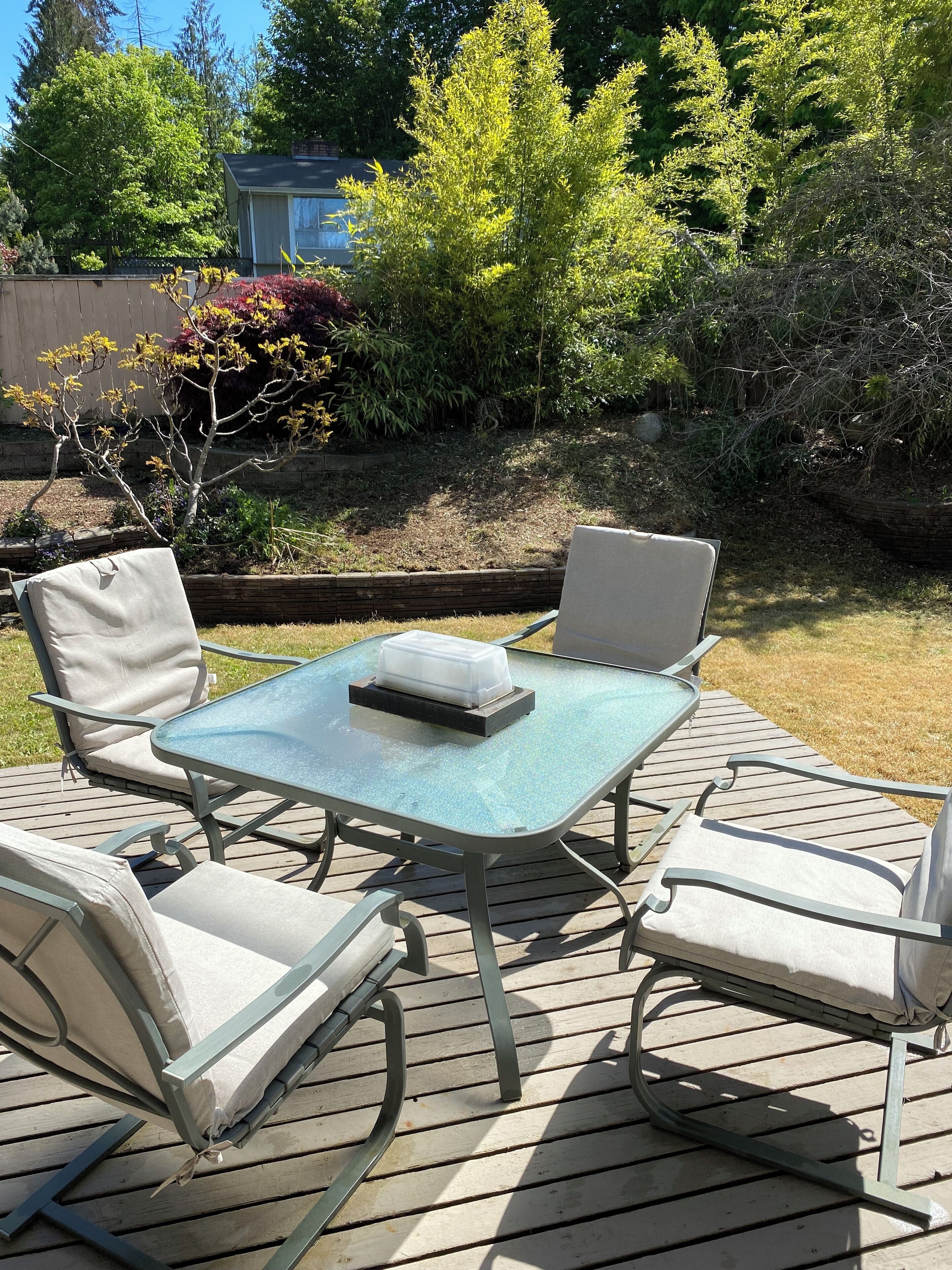 Opções para refeição ao ar livre