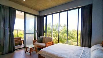 Habitación doble Deluxe | Cortinas blackout, wifi gratis y ropa de cama