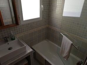 Badewanne, Handtücher